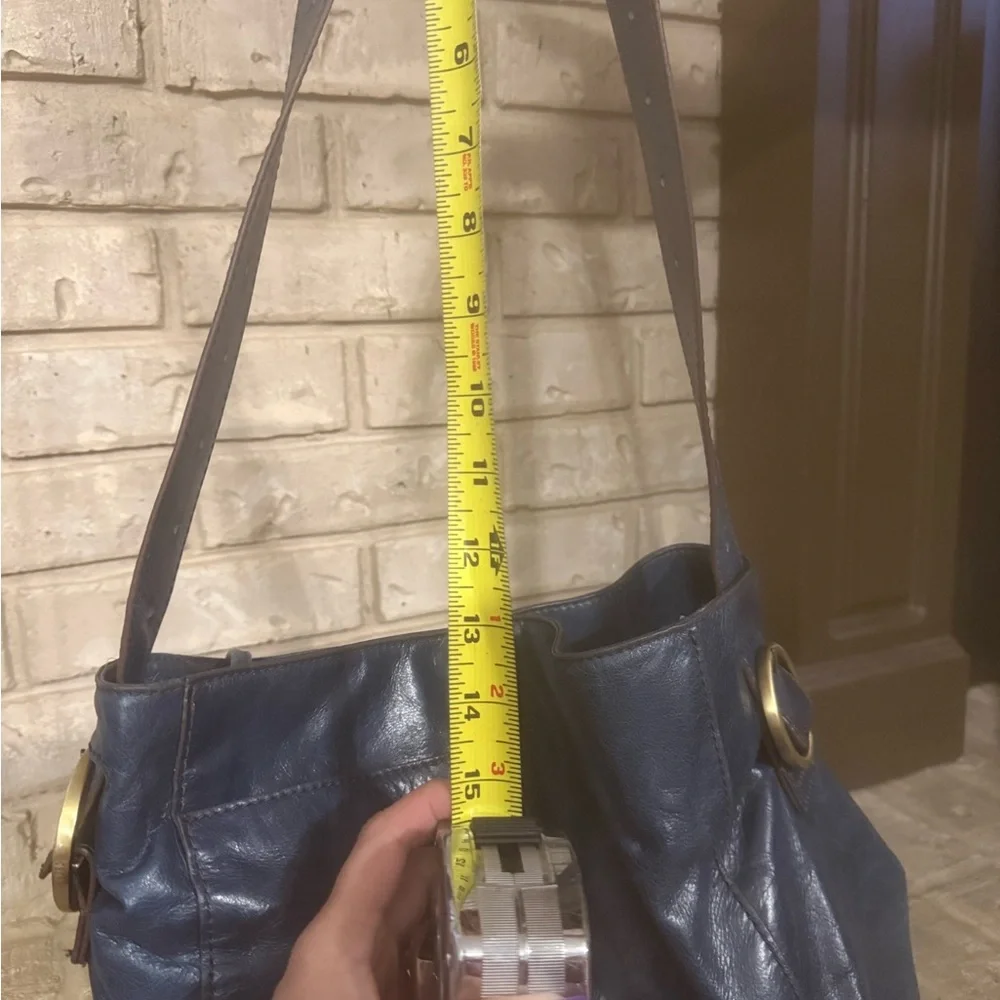 HOBO Render Blue Leather Hobo Bag - Picture 7 of 7